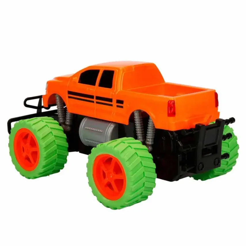 Uzaktan Kumandalı Neon Jumbo Wheels USB Şarjlı Araba 26 cm 1:18 - 15