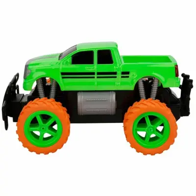 Uzaktan Kumandalı Neon Jumbo Wheels USB Şarjlı Araba 26 cm 1:18 - 17