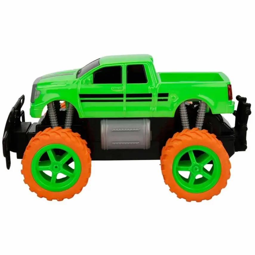 Uzaktan Kumandalı Neon Jumbo Wheels USB Şarjlı Araba 26 cm 1:18 - 17