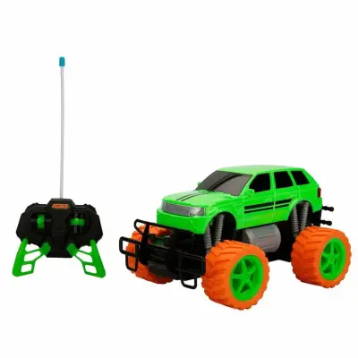 Uzaktan Kumandalı Neon Jumbo Wheels USB Şarjlı Araba 26 cm 1:18 - 5