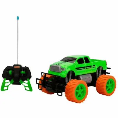 Uzaktan Kumandalı Neon Jumbo Wheels USB Şarjlı Araba 26 cm 1:18 - 8