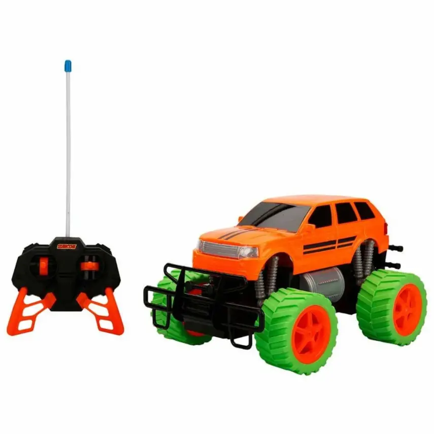 Uzaktan Kumandalı Neon Jumbo Wheels USB Şarjlı Araba 26 cm 1:18 - 1