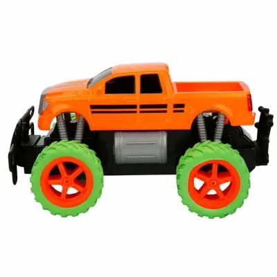 Uzaktan Kumandalı Neon Jumbo Wheels USB Şarjlı Araba 26 cm 1:18 - 10