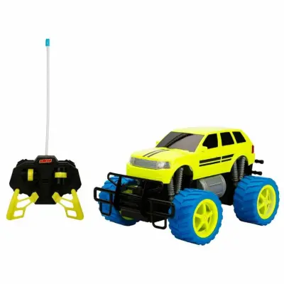 Uzaktan Kumandalı Neon Jumbo Wheels USB Şarjlı Araba 26 cm 1:18 - 3