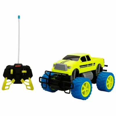 Uzaktan Kumandalı Neon Jumbo Wheels USB Şarjlı Araba 26 cm 1:18 - 4