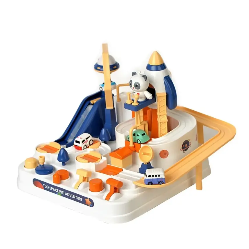 Uzay Macerası Meakanik Yarış Pisti Ve Eğitici Oyuncak Seti - 2