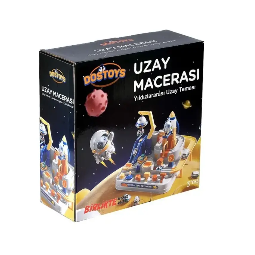 Uzay Macerası Meakanik Yarış Pisti Ve Eğitici Oyuncak Seti - 5