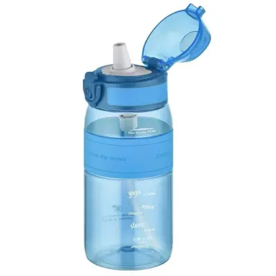 Uzspace Tritan Pipetli Suluk 440 ml Koyu Mavi (1)