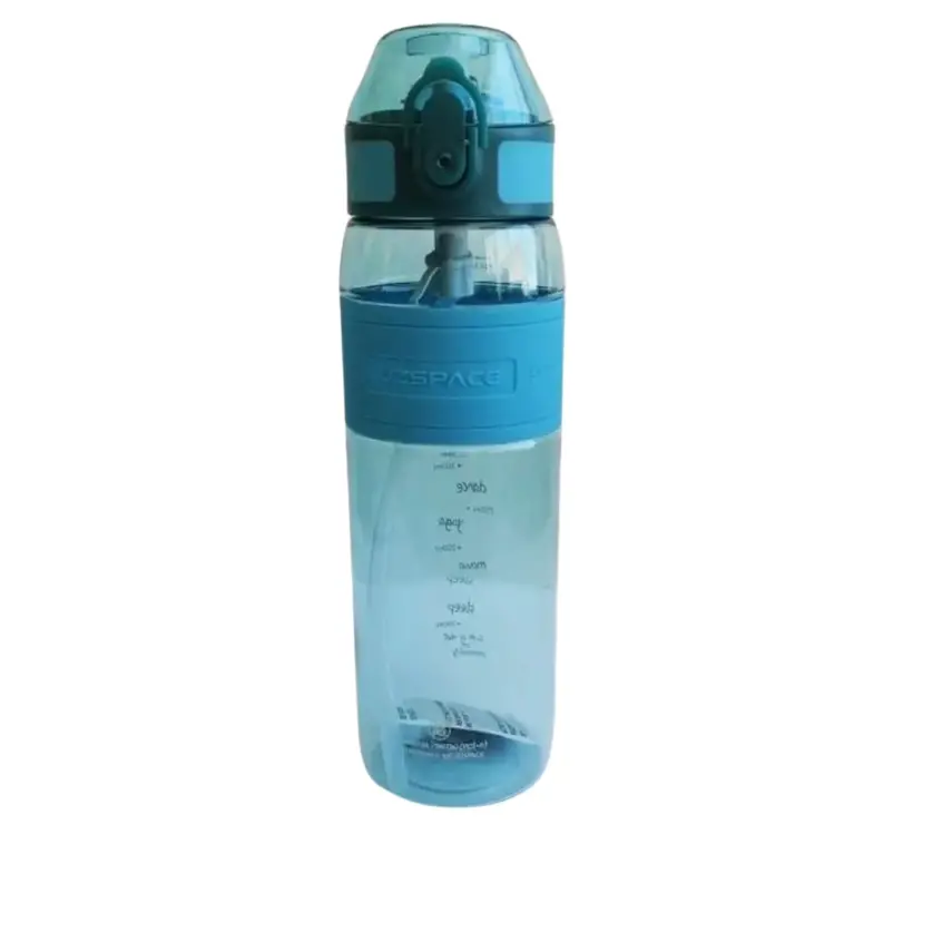 Uzspace Tritan Pipetli Suluk 600 ml Koyu Mavi - 1