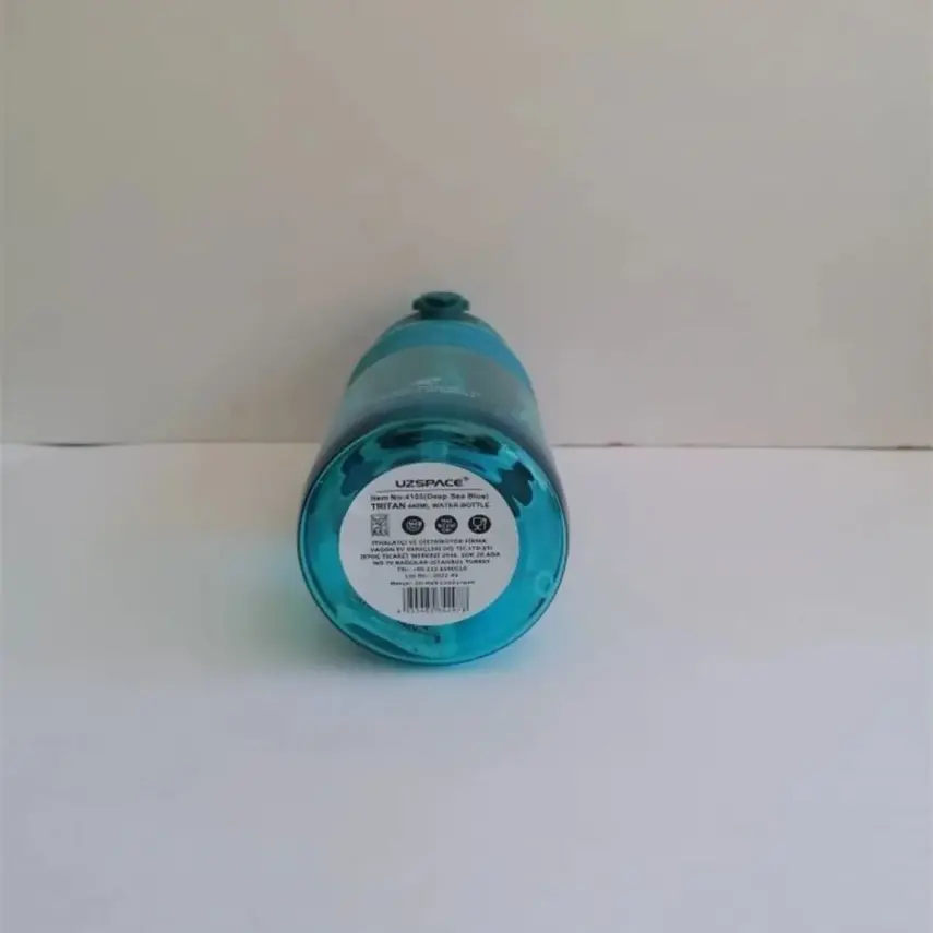 Uzspace Tritan Pipetli Suluk 600 ml Mavi - 3