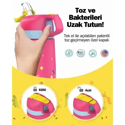 Vagonlife Çelik Termos 350 ml Mavi (1)