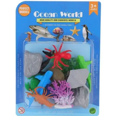 Vakkumlu Deniz Hayvanları Seti