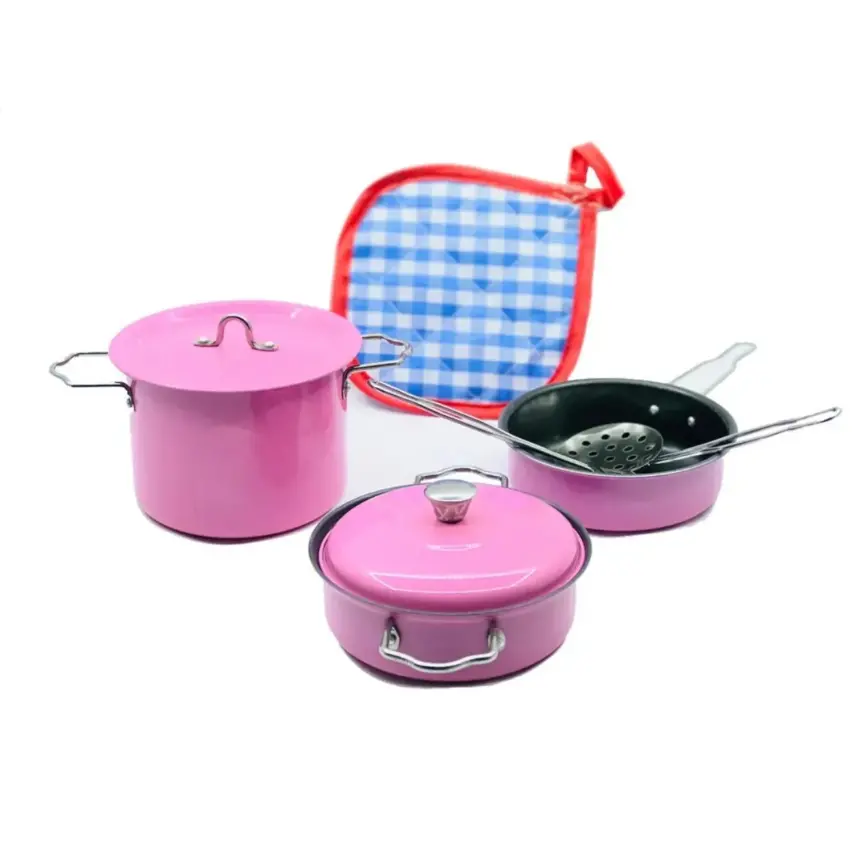 Vardem 8 Parça Emaye Tencere Tava Set - 1