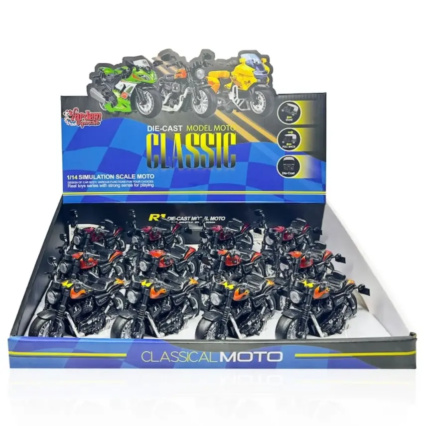 Vardem Çek Bırak Clasic Motosiklet 1:14 - 3