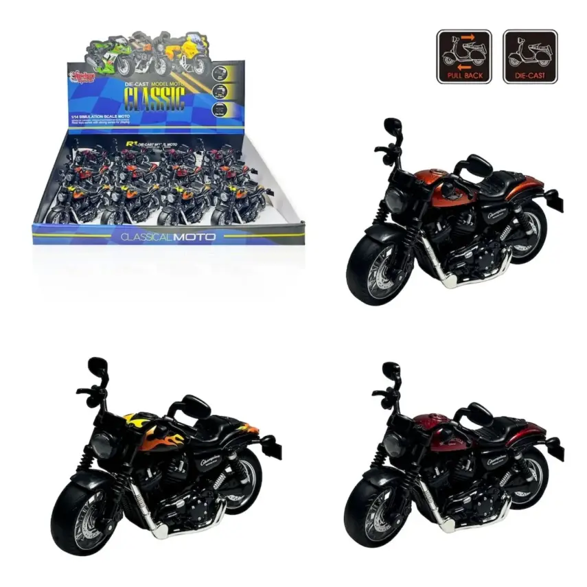 Vardem Çek Bırak Clasic Motosiklet 1:14 - 5