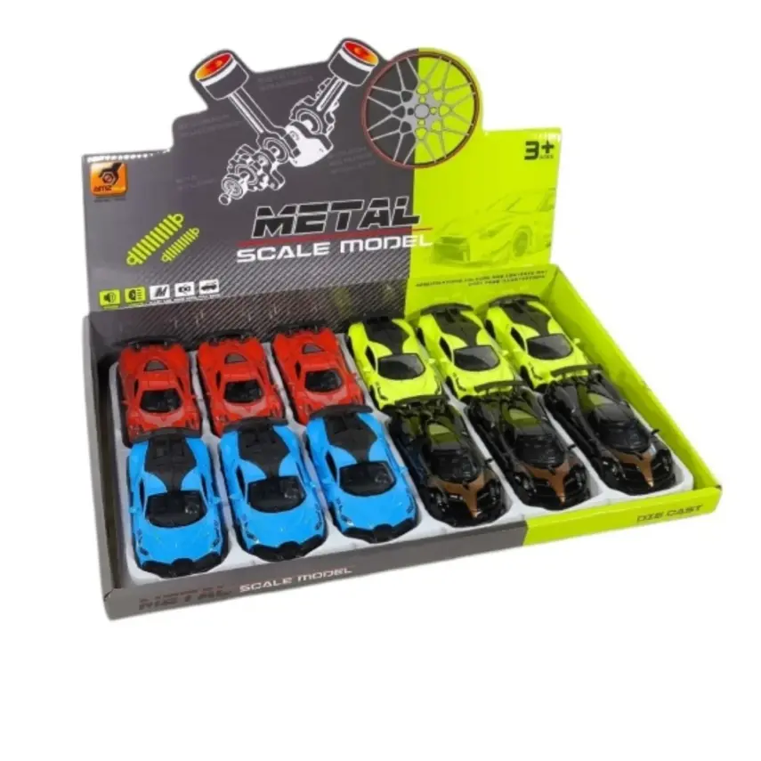 Vardem Çek Bırak Metal Araba Bugatti 1:36 - 3