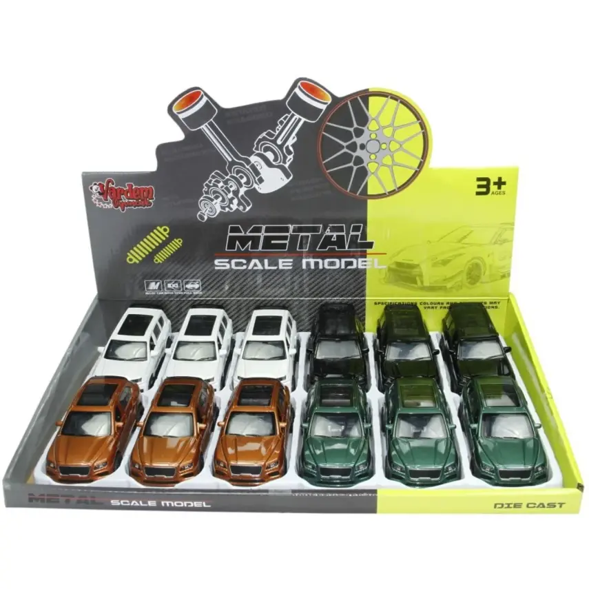 Vardem Çek Bırak Metal Ustu Cam Jeep 1:36 - 4