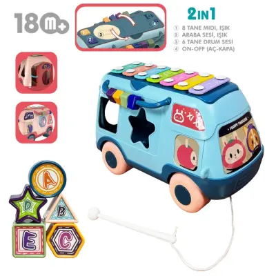 Vardem Eğitici Bul Tak ,Işıklı ve Müzikli Otobüs - 3