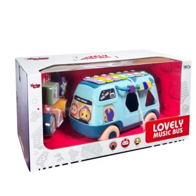 Vardem Eğitici Bul Tak ,Işıklı ve Müzikli Otobüs