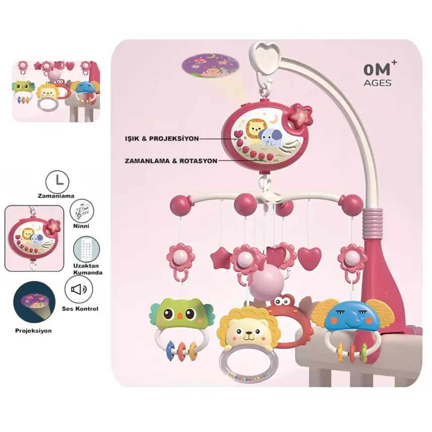 Vardem Işıklı Müzikli Bebek Dönencesi - 4