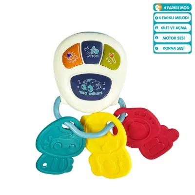 Vardem Işıklı ve Müzikli Anahtarlık Bebek Piyanosu - 1