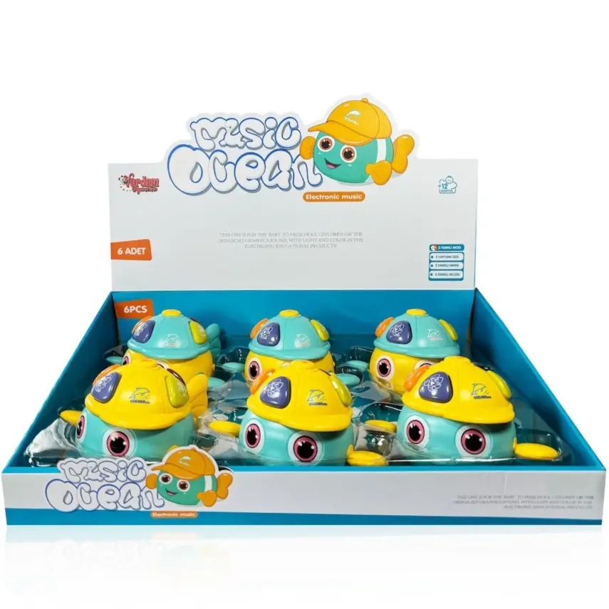 Vardem Işıklı ve Müzikli Balık Bebek Piyanosu - 2