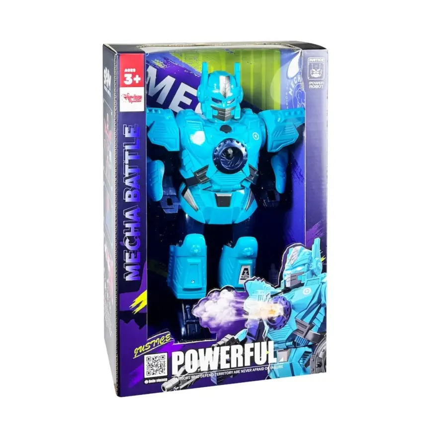 Vardem Işıklı ve Müzikli Buhar Çıkartan Hareketli Pilli Robot - 3