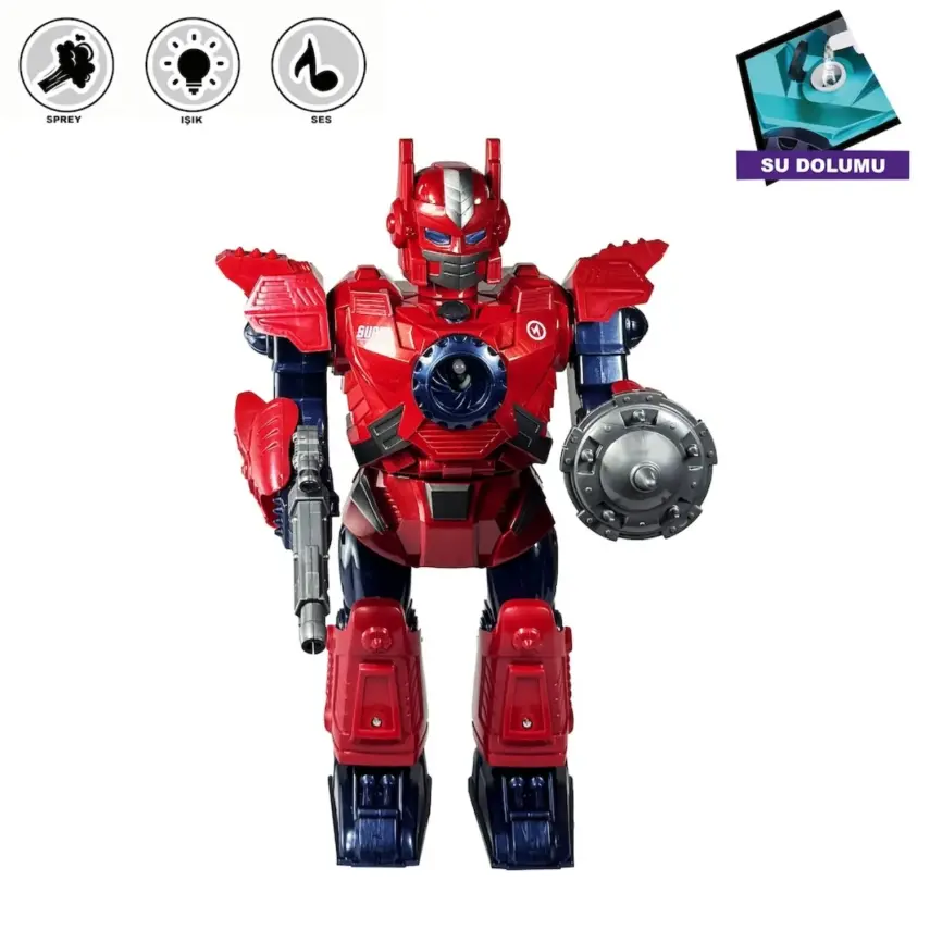 Vardem Işıklı ve Müzikli Buhar Çıkartan Hareketli Pilli Robot - 2