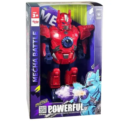 Vardem Işıklı ve Müzikli Buhar Çıkartan Hareketli Pilli Robot - 4