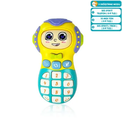 Vardem Işıklı ve Müzikli Cep Telefonu Bebek Piyanosu - 4