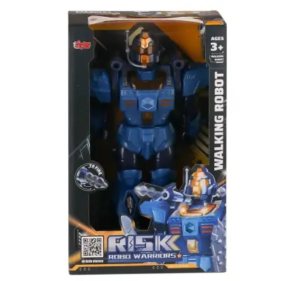 Vardem Işıklı ve Müzikli Roket Atan Pilli Savaşçı Robot - 3