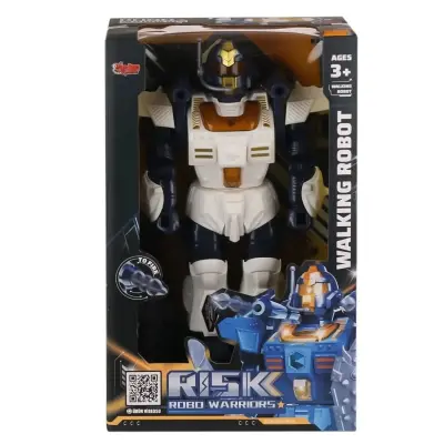 Vardem Işıklı ve Müzikli Roket Atan Pilli Savaşçı Robot - 1