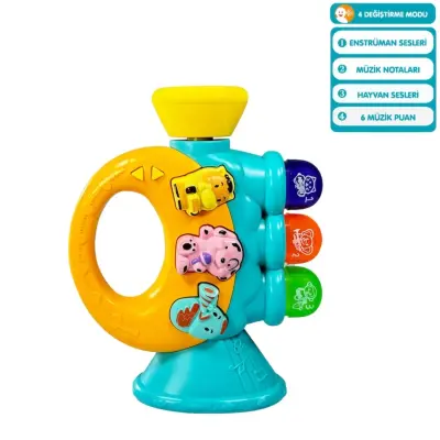 Vardem Işıklı ve Müzikli Trompet Bebek Piyanosu