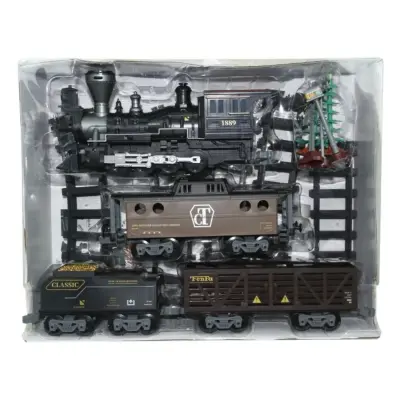Vardem Işıklı ve Sesli 30 Parça Classic Buharlı Tren Set - 5