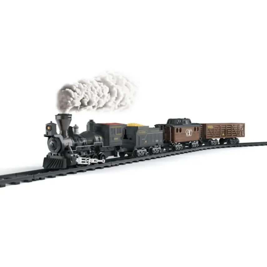 Vardem Işıklı ve Sesli 30 Parça Classic Buharlı Tren Set - 4