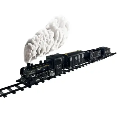 Vardem Işıklı ve Sesli Buhar Çıkartan Tren Set 15 Parça (1)