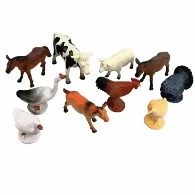 Vardem Kutulu 10 Parça Çiftlik Hayvanları Seti (1)