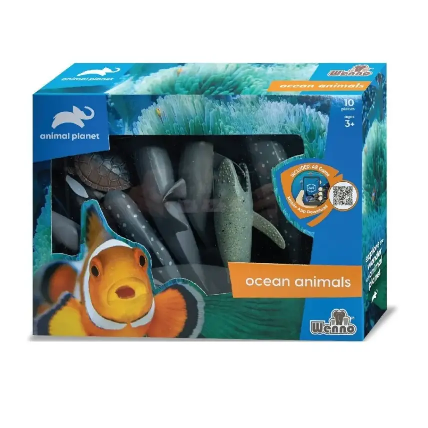 Vardem Kutulu 10 Parça Okyanus Hayvanları Seti - 2