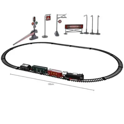 Vardem Kutulu 23 Parça Işıklı ve Sesli Classic Model Tren Set (1)