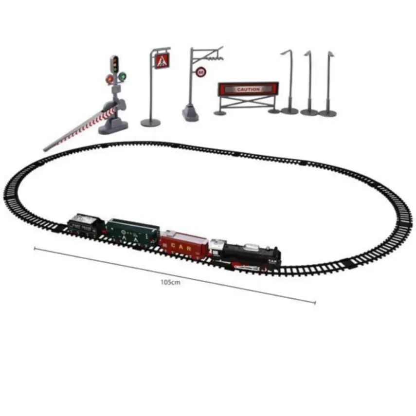 Vardem Kutulu 23 Parça Işıklı ve Sesli Classic Model Tren Set - 2