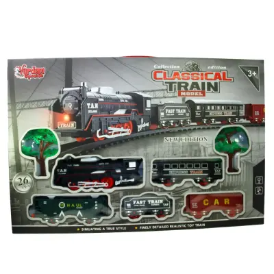 Vardem Kutulu 26 Parça Işıklı ve Sesli Classic Model Tren Set - 5