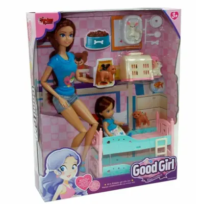 Vardem Kutulu 29Cm Aksesuarlı Ranzalı Bebek (1)