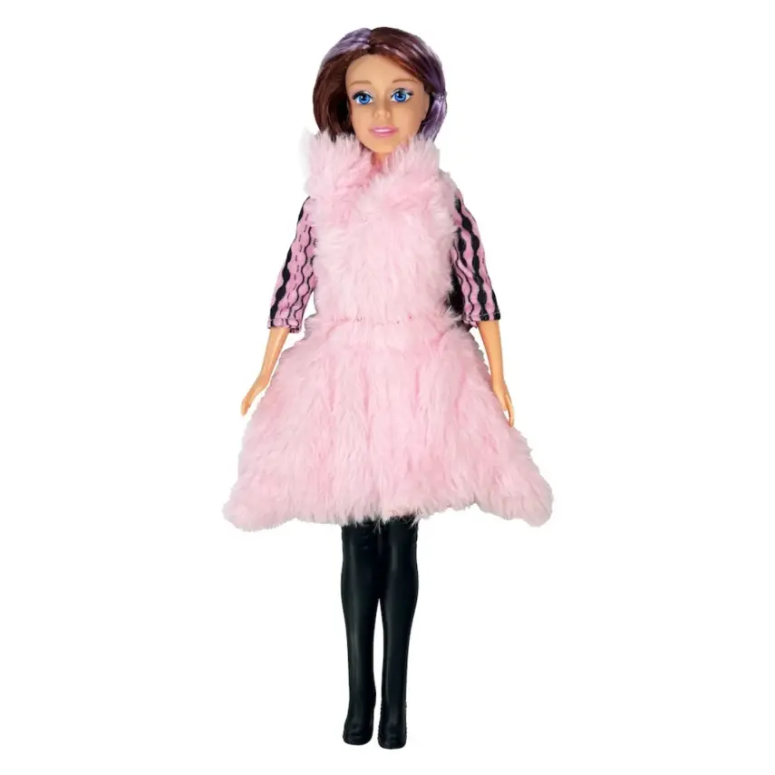 Vardem Kutulu 29Cm Kürklü Çizmeli Bebek - 4