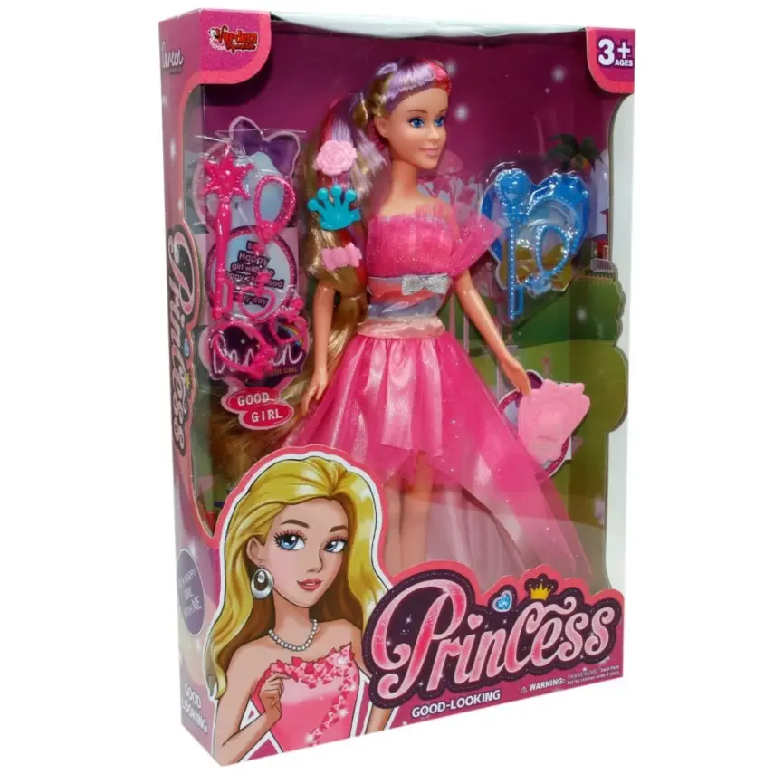 Vardem Kutulu Aksesuarlı Sihirli Moda Bebek 29 cm - 1