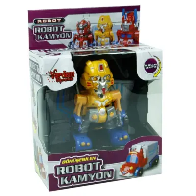 Vardem Kutulu Dönüşebilen Mini Robot Kamyon - 5