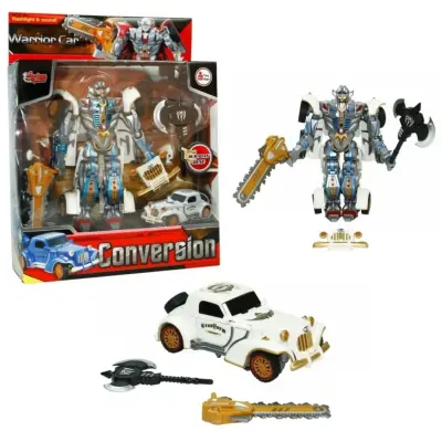 Vardem Kutulu Dönüşebilen Robot - Araba (Işıklı Ve Sesli) - 4