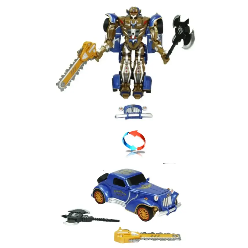 Vardem Kutulu Dönüşebilen Robot - Araba (Işıklı Ve Sesli) - 5