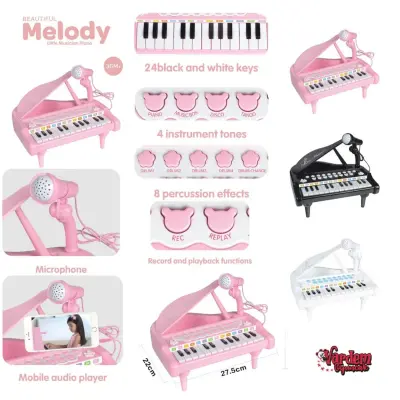 Vardem Mikrofonlu 31 Tuşlu Mp3 Çalar Piyano - 5