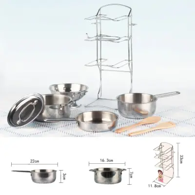 Vardem Raflı Çelik Tencere Tava Seti 8 Parça - 2