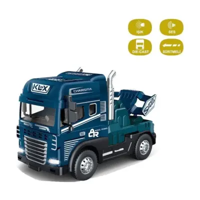 Vardem Sürtmeli Işıklı Müzikli 1:24 Beton Mikseri Tır - 4